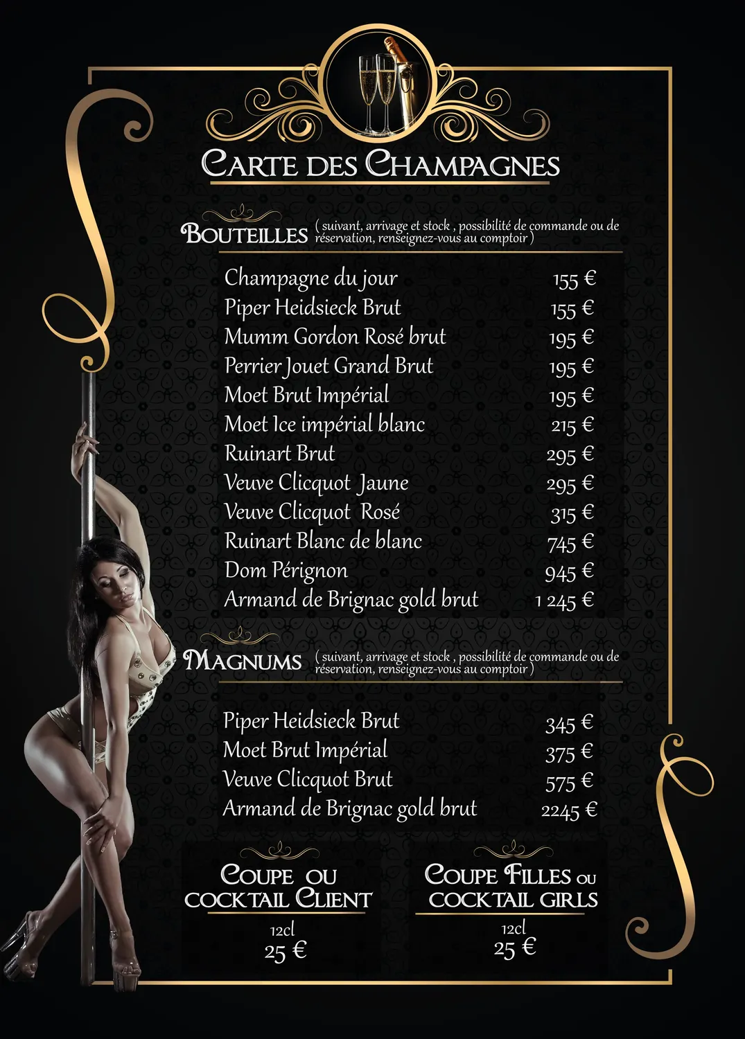 Carte fevrier 2026 Carte des champagnes